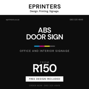 ABS Door Sign