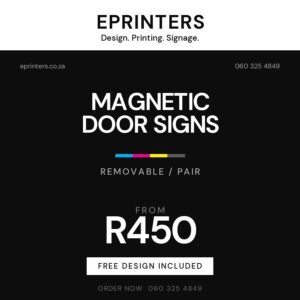 Magnetic Door Signs (Pair)