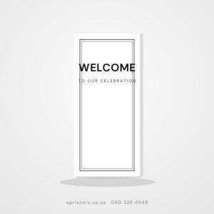 Welcome Board – Sticker on Correx (A3–A0)