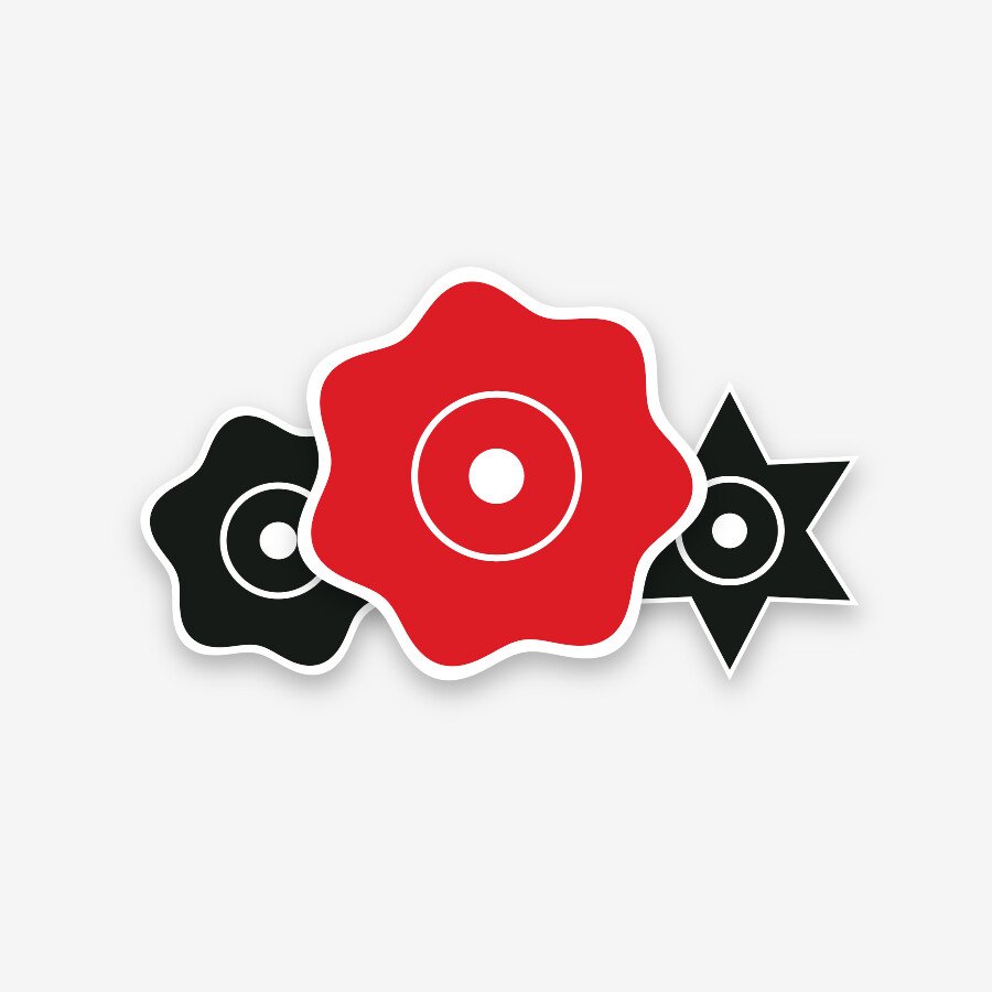 Custom Shape Stickers printed on vinyl by ePrinters